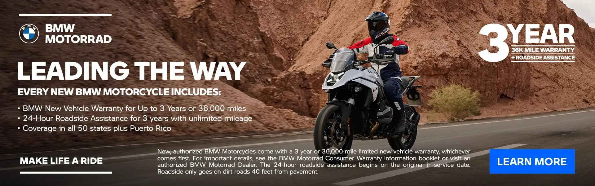 Leading the Way | BMW Motorrad New Vehicle Warranty